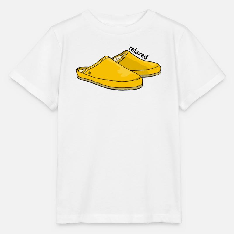 Relaxed yellow - Stanley/Stella Kinder T-Shirt MINI CREATOR  - Weiß