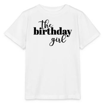 La fille d’anniversaire - T-shirt bio MINI CREATOR Stanley/Stella Enfant - blanc - Devant - Maike (125cm)