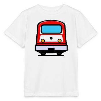 Subway, locomotive, train - Stanley/Stella MINI CREATOR Kids’ T-Shirt - white - Front - Maike (125cm)