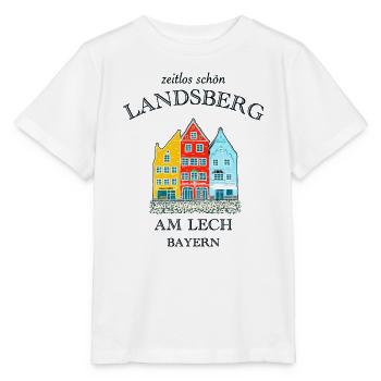 Landsberg, zeitlos schön, Bayern - Stanley/Stella Kinder T-Shirt MINI CREATOR  - Weiß - Vorne - Maike (125cm)