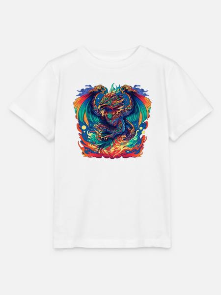 Azteken Vogel - Stanley/Stella Kinder T-Shirt MINI CREATOR  - Weiß