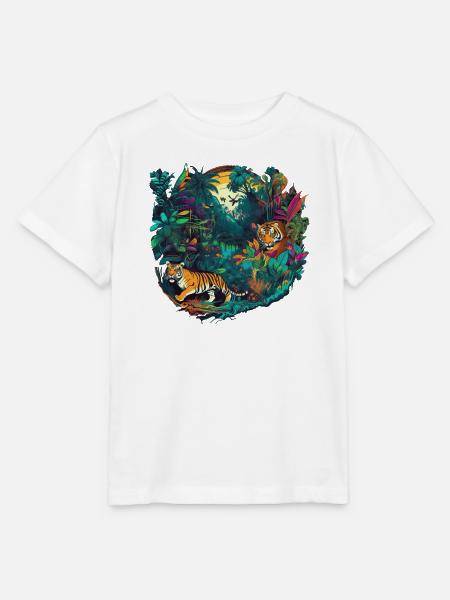 Dschungel - Stanley/Stella Kinder T-Shirt MINI CREATOR - Weiß