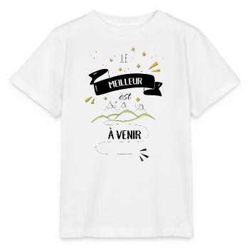 Le meilleur est à venir - T-shirt bio MINI CREATOR Stanley/Stella Enfant - blanc - Devant - Maike (125cm)