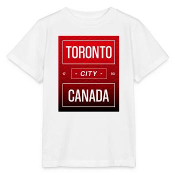 Toronto, Canada - T-shirt bio MINI CREATOR Stanley/Stella Enfant - blanc - Devant - Maike (125cm)