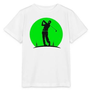 golf, golfing, vintage golf - Stanley/Stella MINI CREATOR Kids’ T-Shirt - white - Front - Maike (125cm)