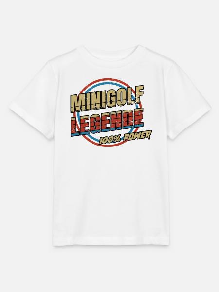 Minigolf Legende - Stanley/Stella Kinder T-Shirt MINI CREATOR  - Weiß