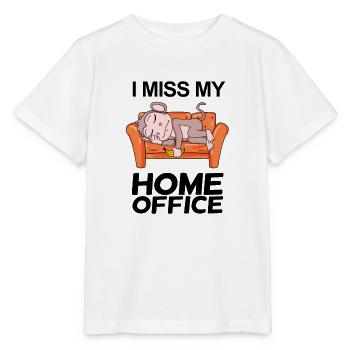 Home Office Miss Humor Funny - Stanley/Stella MINI CREATOR Kids’ T-Shirt - white - Front - Maike (125cm)