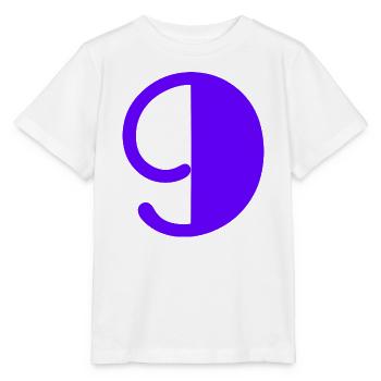 9. 9 YEARS. 9th ANNIVERSARY. BIRTHDAY 9 YEARS. 9 - Stanley/Stella MINI CREATOR Kids’ T-Shirt - white - Front - Maike (125cm)