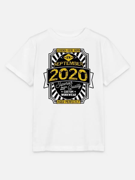 SEPTEMBER 2020 - Stanley/Stella Kinder T-Shirt MINI CREATOR - Weiß