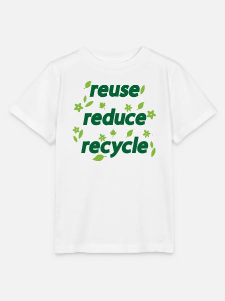 Reduzieren, Wiederverwenden, Recyceln - Stanley/Stella Kinder T-Shirt MINI CREATOR - Weiß