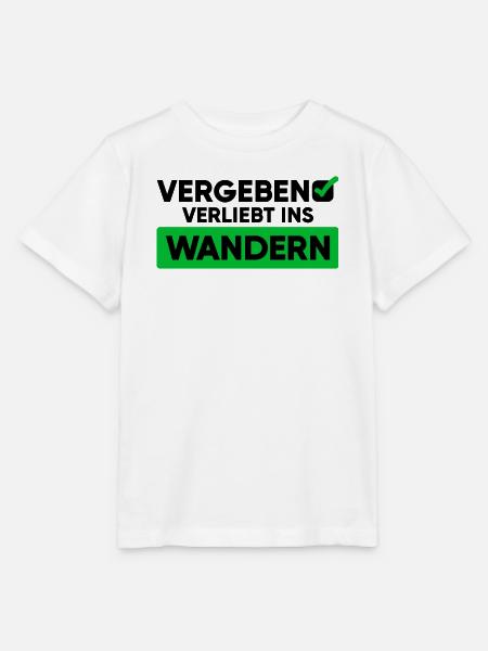 Wandern Wanderung Statement Wanderer Bergwanderung - Stanley/Stella Kinder T-Shirt MINI CREATOR - Weiß