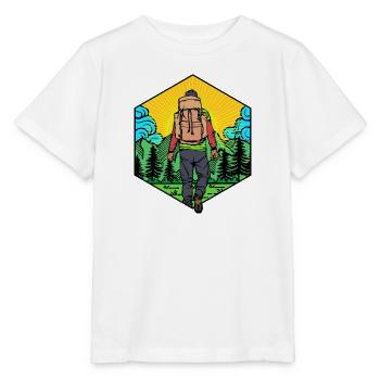 Hiking Hikers Mountaineering Hiking Mountain Hiking - Stanley/Stella MINI CREATOR Kids’ T-Shirt - white - Front - Maike (125cm)