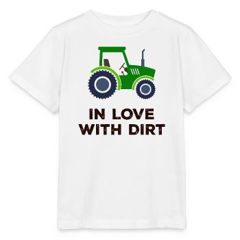 Landmaschinen Traktor Kraftfahrzeug Statement - Stanley/Stella Kinder T-Shirt MINI CREATOR  - Weiß - Vorne - Maike (125cm)