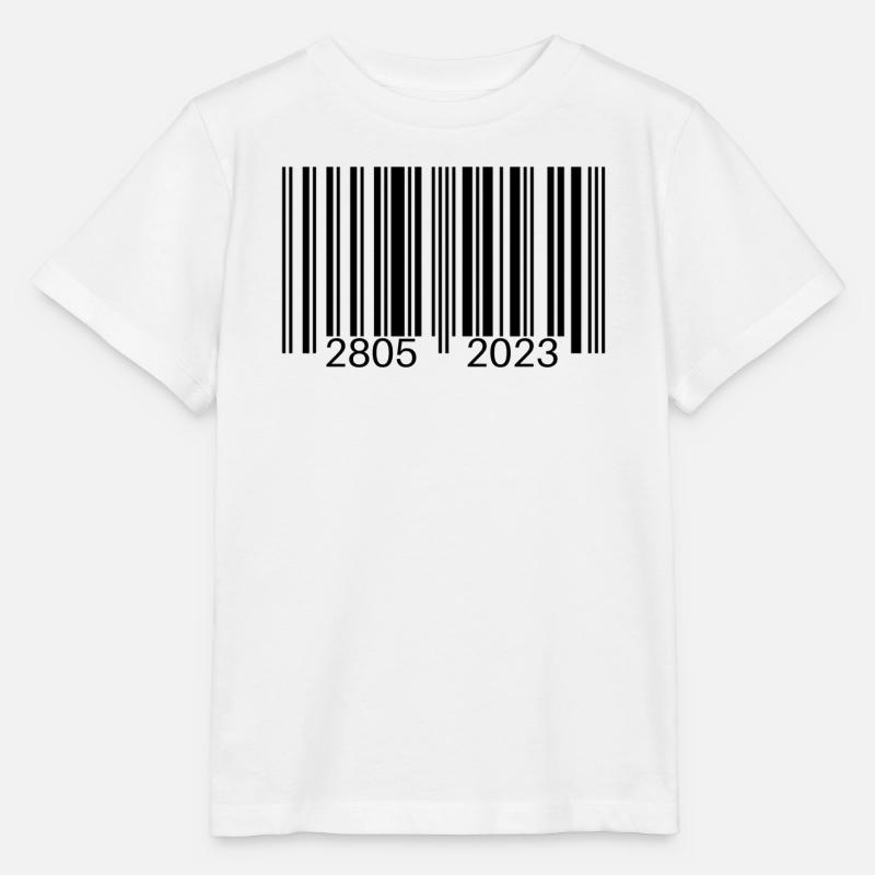 Barcode - Stanley/Stella Kinder T-Shirt MINI CREATOR - Weiß
