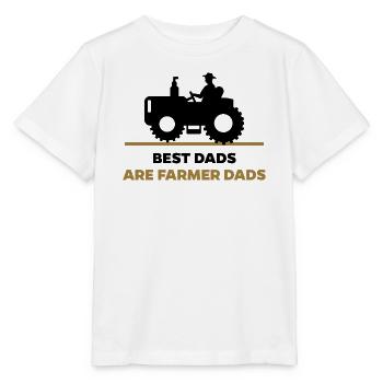 Machinerie agricole Déclaration de l’agriculteur Ferme de tracteurs - T-shirt bio MINI CREATOR Stanley/Stella Enfant - blanc - Devant - Maike (125cm)