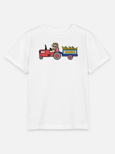 Landwirtschaft Traktor Biobauer Ackerbau Bauer - Stanley/Stella Kinder T-Shirt MINI CREATOR  - Weiß