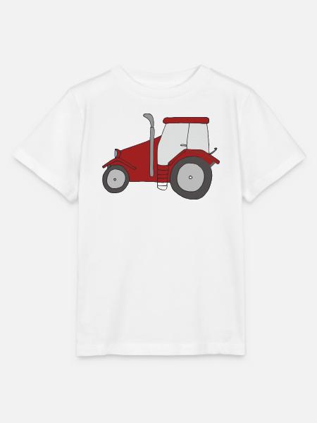 traktor - Stanley/Stella Kinder T-Shirt MINI CREATOR - Weiß