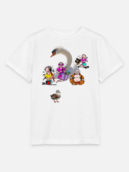 Swan Company - Stanley/Stella Kinder T-Shirt MINI CREATOR - Weiß