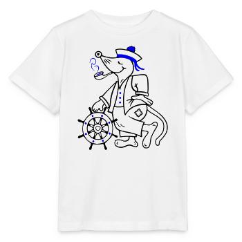 Matrose, maritim - Stanley/Stella Kinder T-Shirt MINI CREATOR  - Weiß - Vorne - Maike (125cm)