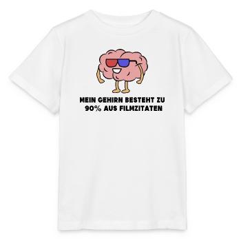 Déclaration de films Cinéma Regarder du cinéma en streaming - T-shirt bio MINI CREATOR Stanley/Stella Enfant - blanc - Devant - Maike (125cm)