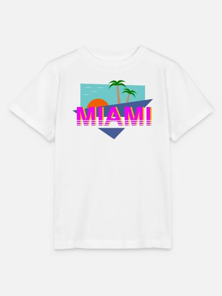 Miami Retro - Stanley/Stella Kinder T-Shirt MINI CREATOR - Weiß