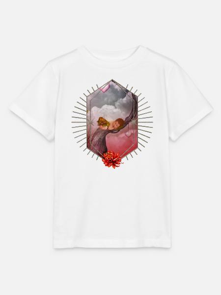 Nettes schlafendes Feenbaby. - Stanley/Stella Kinder T-Shirt MINI CREATOR  - Weiß
