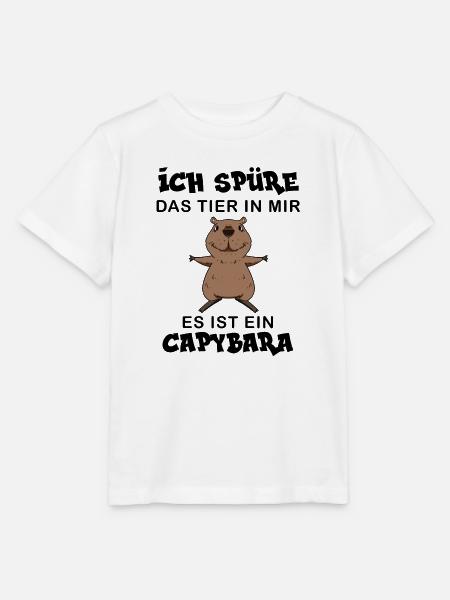 Capybara Wasserschwein - Stanley/Stella Kinder T-Shirt MINI CREATOR  - Weiß