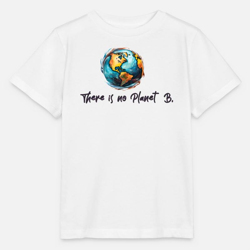 Protection du climat No Planet B - T-shirt bio MINI CREATOR Stanley/Stella Enfant - blanc