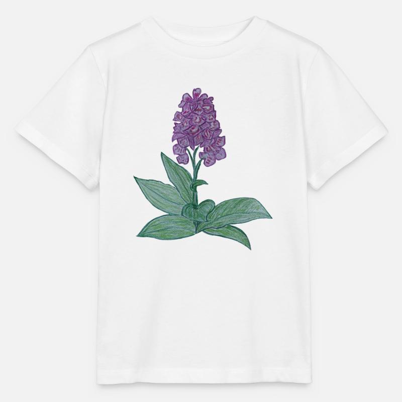 dänische Orchidee - Stanley/Stella Kinder T-Shirt MINI CREATOR  - Weiß