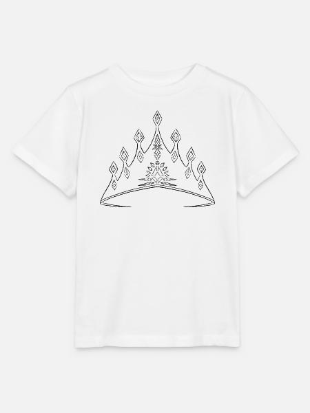 Schwarze Krone - Stanley/Stella Kinder T-Shirt MINI CREATOR - Weiß