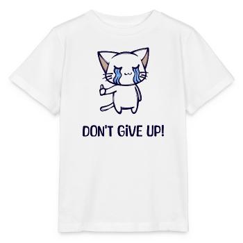 Manga Comic Anime Katze Statement Zeichentrick - Stanley/Stella Kinder T-Shirt MINI CREATOR  - Weiß - Vorne - Maike (125cm)