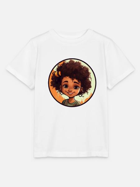 Lebendige Comic-Charakter Illustration - Stanley/Stella Kinder T-Shirt MINI CREATOR - Weiß