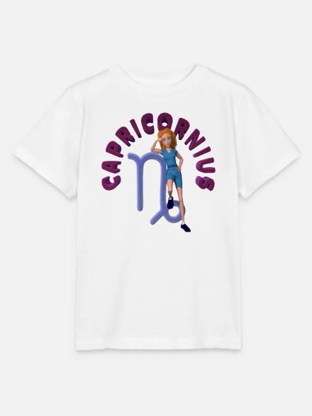 Astrologisches Steinbock-Design für Jugendmode - Stanley/Stella Kinder T-Shirt MINI CREATOR - Weiß