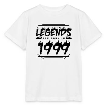 Legend 1999 - Born 1999 - Construit en 1999 - T-shirt bio MINI CREATOR Stanley/Stella Enfant - blanc - Devant - Maike (125cm)