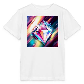 Diamant - Stanley/Stella Kinder T-Shirt MINI CREATOR  - Weiß - Vorne - Maike (125cm)