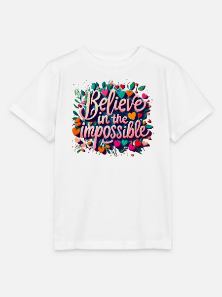 impossible - Stanley/Stella Kinder T-Shirt MINI CREATOR - Weiß