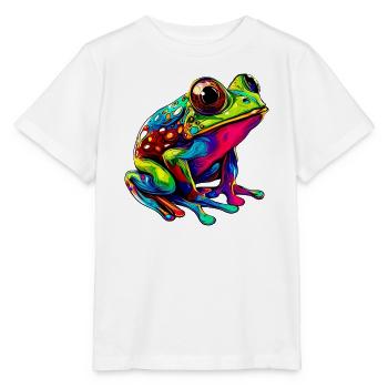 Frog - Stanley/Stella MINI CREATOR Kids’ T-Shirt - white - Front - Maike (125cm)