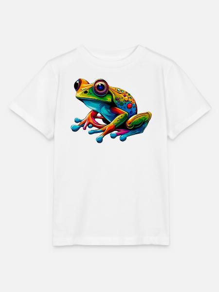 Frosch - Stanley/Stella Kinder T-Shirt MINI CREATOR  - Weiß
