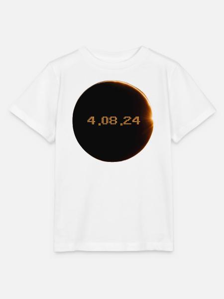 Sonnenfinsternis 2024 - Stanley/Stella Kinder T-Shirt MINI CREATOR - Weiß