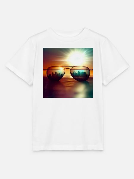 Skyline - Stanley/Stella Kinder T-Shirt MINI CREATOR  - Weiß