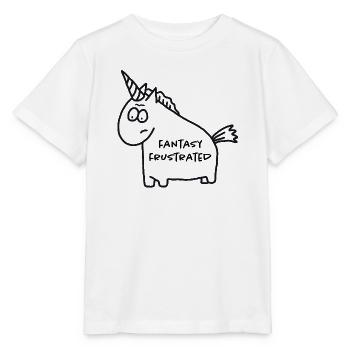 Unicorn - Fantasy Frustrated - Stanley/Stella MINI CREATOR Kids’ T-Shirt - white - Front - Maike (125cm)