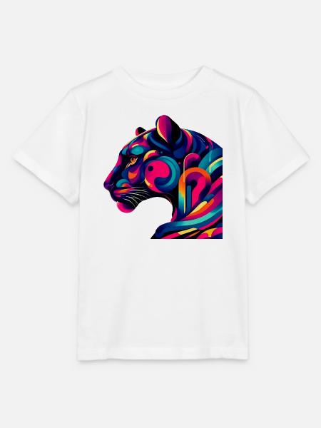 Panther - Stanley/Stella Kinder T-Shirt MINI CREATOR  - Weiß