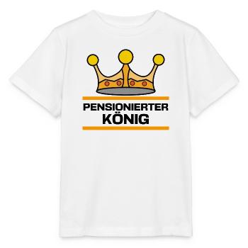 Ruhestand Statement Rentner Freiheit Auszeit - Stanley/Stella Kinder T-Shirt MINI CREATOR  - Weiß - Vorne - Maike (125cm)