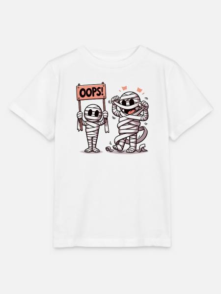Chaotische Mumien - Stanley/Stella Kinder T-Shirt MINI CREATOR - Weiß