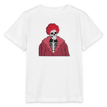Crâne élégant - T-shirt bio MINI CREATOR Stanley/Stella Enfant - blanc - Devant - Maike (125cm)