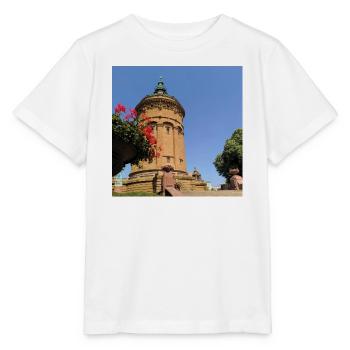 WASSERTURM MANNHEIM - Stanley/Stella Kinder T-Shirt MINI CREATOR  - Weiß - Vorne - Maike (125cm)
