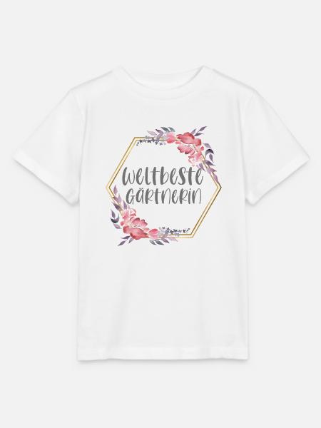 Gärtnerin Garten Gärtnern Gartenarbeit Geschenk - Stanley/Stella Kinder T-Shirt MINI CREATOR  - Weiß
