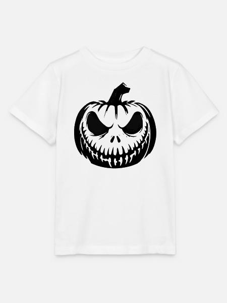 Kürbis Geist Halloween - Stanley/Stella Kinder T-Shirt MINI CREATOR - Weiß