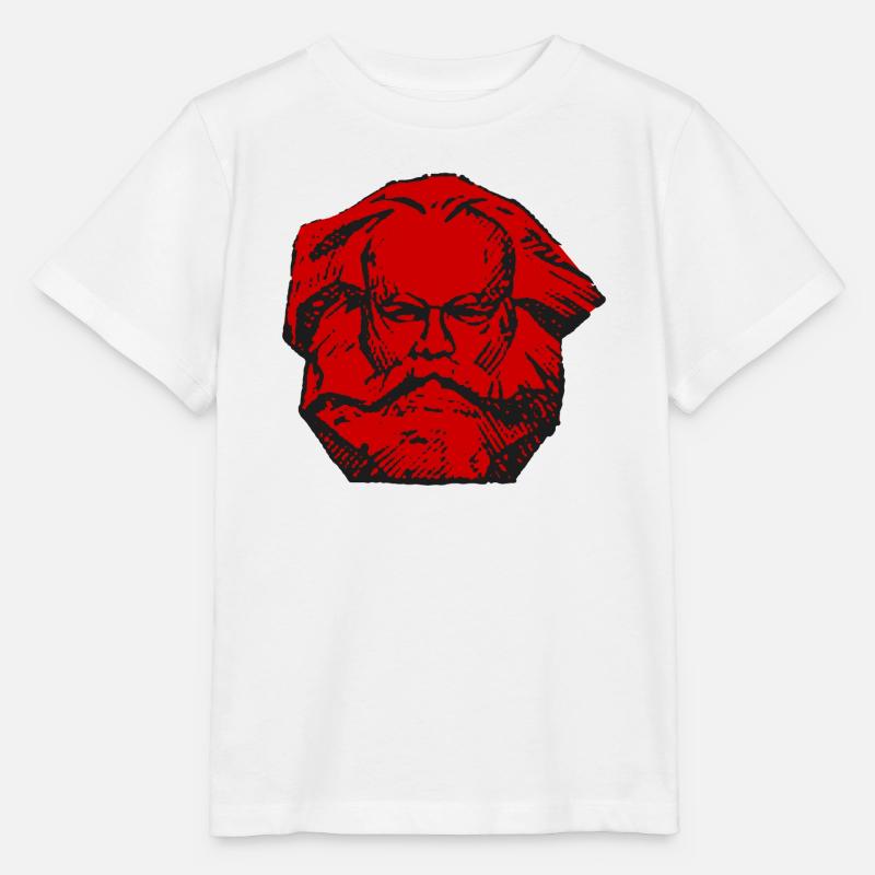 Karl Marx rouge communisme marxisme pull copie - T-shirt bio MINI CREATOR Stanley/Stella Enfant - blanc