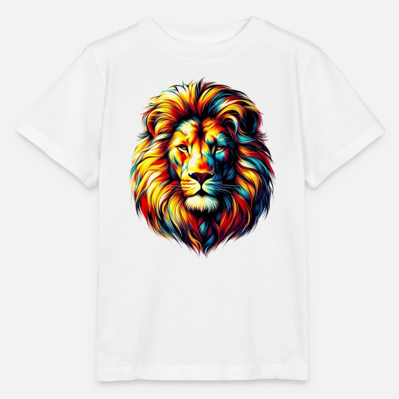 Löwe - Stanley/Stella Kinder T-Shirt MINI CREATOR  - Weiß